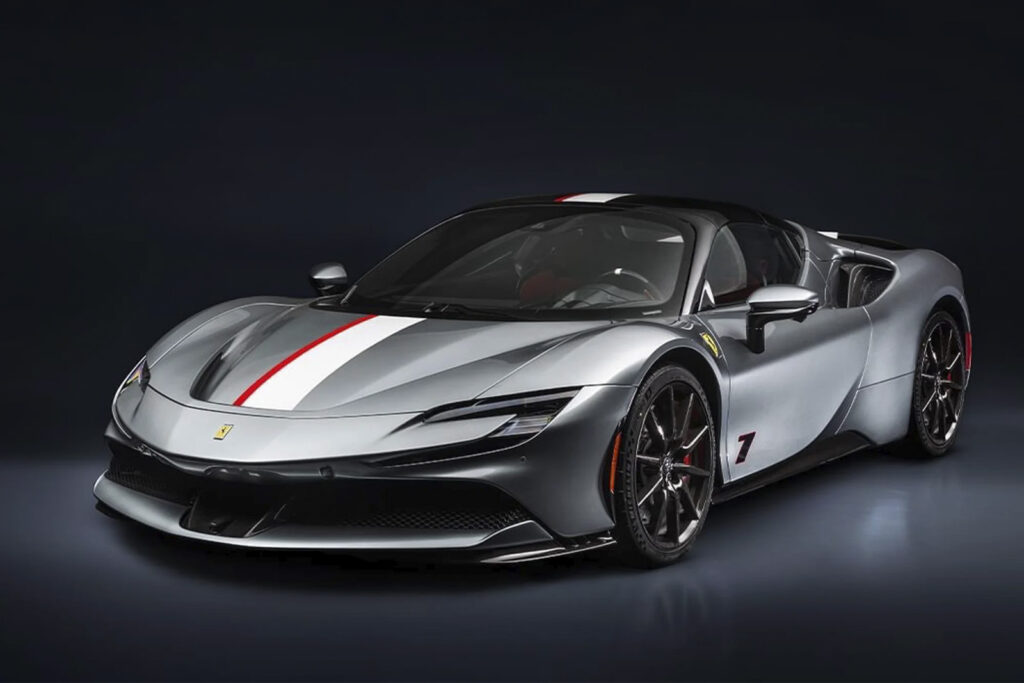 Ferrari SF90 Spider Grigio Competizione - 4Boss